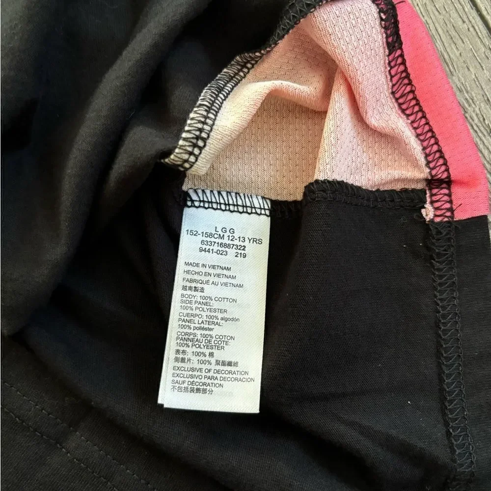 Converse girls tank top with multicolored sides